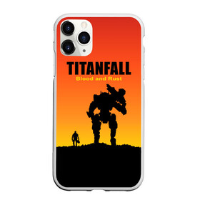 Чехол для iPhone 11 Pro Max матовый с принтом Titanfall 2 в Белгороде, Силикон |  | blood and rust | game | воин | закат | игра | кровь и ржавчина | робот