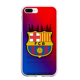 Чехол для iPhone 7Plus/8 Plus матовый с принтом FC Barcelona color sport в Белгороде, Силикон | Область печати: задняя сторона чехла, без боковых панелей | Тематика изображения на принте: football | soccer | барселона