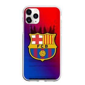 Чехол для iPhone 11 Pro матовый с принтом FC Barcelona color sport в Белгороде, Силикон |  | Тематика изображения на принте: football | soccer | барселона