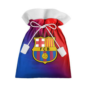 Подарочный 3D мешок с принтом FC Barcelona color sport в Белгороде, 100% полиэстер | Размер: 29*39 см | Тематика изображения на принте: football | soccer | барселона