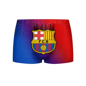 Мужские трусы 3D с принтом FC Barcelona color sport в Белгороде, 50% хлопок, 50% полиэстер | классическая посадка, на поясе мягкая тканевая резинка | Тематика изображения на принте: football | soccer | барселона