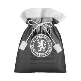 Подарочный 3D мешок с принтом FC Chelsea abstract color в Белгороде, 100% полиэстер | Размер: 29*39 см | football | soccer | челси