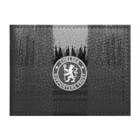 Обложка для студенческого билета с принтом FC Chelsea abstract color в Белгороде, натуральная кожа | Размер: 11*8 см; Печать на всей внешней стороне | Тематика изображения на принте: football | soccer | челси