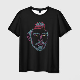 Мужская футболка 3D с принтом Mnogoznaal 6 в Белгороде, 100% полиэфир | прямой крой, круглый вырез горловины, длина до линии бедер | mnogoznaal | максим лазин | многознаал