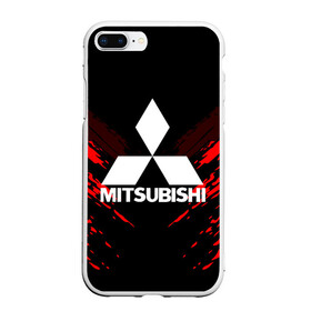 Чехол для iPhone 7Plus/8 Plus матовый с принтом MITSUBISHI SPORT COLLECTION в Белгороде, Силикон | Область печати: задняя сторона чехла, без боковых панелей |  машина | марка | митсубиси