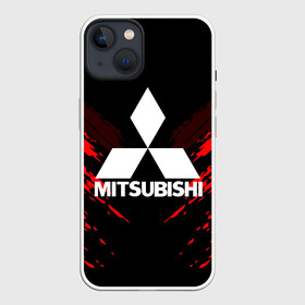 Чехол для iPhone 13 с принтом MITSUBISHI SPORT COLLECTION в Белгороде,  |  | Тематика изображения на принте:  машина | марка | митсубиси