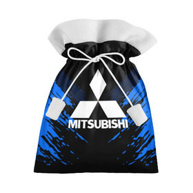 Подарочный 3D мешок с принтом MITSUBISHI SPORT COLLECTION в Белгороде, 100% полиэстер | Размер: 29*39 см | Тематика изображения на принте:  машина | марка | митсубиси