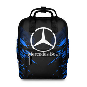 Женский рюкзак 3D с принтом MERCEDES-BENZ SPORT COLLECTION в Белгороде, 100% полиэстер | лямки с регулируемой длиной, сверху ручки, чтобы рюкзак нести как сумку. Основное отделение закрывается на молнию, как и внешний карман. Внутри два дополнительных кармана, один из которых закрывается на молнию. По бокам два дополнительных кармашка, куда поместится маленькая бутылочка
 | Тематика изображения на принте: auto | automobile | car | machine | mercedes benz | motor | motor car | sport car | автомашина | бренд | легковой автомобиль | марка | мерседес | спортивный автомобиль | тачка