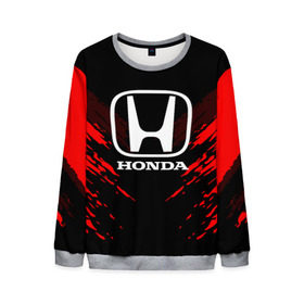 Мужской свитшот 3D с принтом HONDA SPORT COLLECTION в Белгороде, 100% полиэстер с мягким внутренним слоем | круглый вырез горловины, мягкая резинка на манжетах и поясе, свободная посадка по фигуре | auto | automobile | car | honda | machine | motor | motor car | sport car | автомашина | бренд | легковой автомобиль | марка | спортивный автомобиль | тачка | хонда