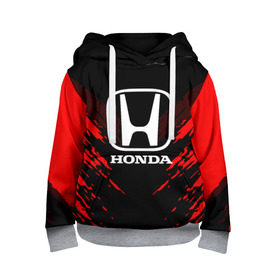 Детская толстовка 3D с принтом HONDA SPORT COLLECTION в Белгороде, 100% полиэстер | двухслойный капюшон со шнурком для регулировки, мягкие манжеты на рукавах и по низу толстовки, спереди карман-кенгуру с мягким внутренним слоем | auto | automobile | car | honda | machine | motor | motor car | sport car | автомашина | бренд | легковой автомобиль | марка | спортивный автомобиль | тачка | хонда