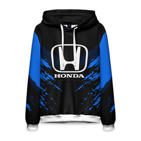 Мужская толстовка 3D с принтом HONDA SPORT COLLECTION в Белгороде, 100% полиэстер | двухслойный капюшон со шнурком для регулировки, мягкие манжеты на рукавах и по низу толстовки, спереди карман-кенгуру с мягким внутренним слоем. | auto | automobile | car | honda | machine | motor | motor car | sport car | автомашина | бренд | легковой автомобиль | марка | спортивный автомобиль | тачка | хонда