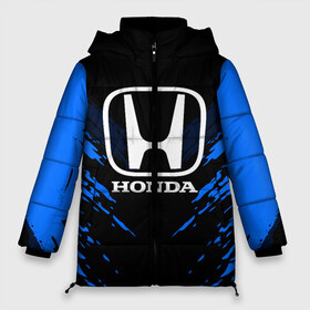 Женская зимняя куртка 3D с принтом HONDA SPORT COLLECTION в Белгороде, верх — 100% полиэстер; подкладка — 100% полиэстер; утеплитель — 100% полиэстер | длина ниже бедра, силуэт Оверсайз. Есть воротник-стойка, отстегивающийся капюшон и ветрозащитная планка. 

Боковые карманы с листочкой на кнопках и внутренний карман на молнии | auto | automobile | car | honda | machine | motor | motor car | sport car | автомашина | бренд | легковой автомобиль | марка | спортивный автомобиль | тачка | хонда