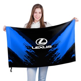 Флаг 3D с принтом LEXUS SPORT COLLECTION в Белгороде, 100% полиэстер | плотность ткани — 95 г/м2, размер — 67 х 109 см. Принт наносится с одной стороны | auto | automobile | car | lexus | machine | motor | motor car | sport car | автомашина | бренд | легковой автомобиль | марка | спортивный автомобиль | тачка