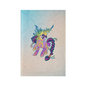 Обложка для паспорта матовая кожа с принтом My Little Pony в Белгороде, натуральная матовая кожа | размер 19,3 х 13,7 см; прозрачные пластиковые крепления | комедия | маленький | мой | музыка | мультфильм | мюзикл | пони | приключения | сказка | фэнтези