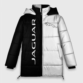 Женская зимняя куртка 3D с принтом Jaguar в Белгороде, верх — 100% полиэстер; подкладка — 100% полиэстер; утеплитель — 100% полиэстер | длина ниже бедра, силуэт Оверсайз. Есть воротник-стойка, отстегивающийся капюшон и ветрозащитная планка. 

Боковые карманы с листочкой на кнопках и внутренний карман на молнии | Тематика изображения на принте: c x17 | c x75 concept | c xf | cars | e pace | f pace | jaguar | land | r d6 | r2 | r3 | r4 | r5 | rover. r1 | xkr 75 | авто | автомобиль | знак | лого | машина | символ | тачка | эмблема | ягуар
