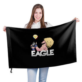 Флаг 3D с принтом Хабиб Нурмагомедов в Белгороде, 100% полиэстер | плотность ткани — 95 г/м2, размер — 67 х 109 см. Принт наносится с одной стороны | 05 | aka | eagle | khabib | mma | nurmagamedov | ufc | аварец | дагестан | мма | регион | самбо