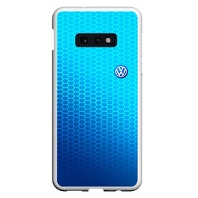 Чехол для Samsung S10E с принтом VOLKSWAGEN carbon uniform 2018 в Белгороде, Силикон | Область печати: задняя сторона чехла, без боковых панелей | Тематика изображения на принте: auto | automobile | car | machine | motor | motor car | sport car | volkswagen | автомашина | бренд | легковой автомобиль | марка | спортивный автомобиль | тачка