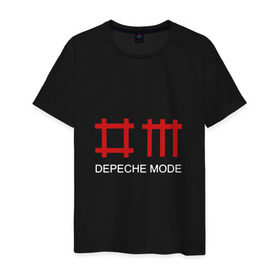 Мужская футболка хлопок с принтом Depeche Mode в Белгороде, 100% хлопок | прямой крой, круглый вырез горловины, длина до линии бедер, слегка спущенное плечо. | depeche mode | альтернативный | вестник моды | депеш мод | депешмод | дэйв гаан | индастриал | мартин гор | музыка | новая волна | роза | рок | синти поп | электроник | энди флетчер