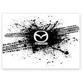 Поздравительная открытка с принтом Mazda в Белгороде, 100% бумага | плотность бумаги 280 г/м2, матовая, на обратной стороне линовка и место для марки
 | auto | automobile | car | carbon | machine | mazda | motor | motor car | sport car | автомашина | бренд | легковой автомобиль | мазда | марка | спортивный автомобиль | тачка