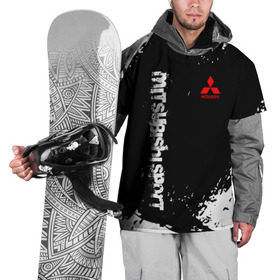 Накидка на куртку 3D с принтом MITSUBISHI SPORT в Белгороде, 100% полиэстер |  | Тематика изображения на принте: mitsubishi | sport | митсубиси | митсубиши | спорт