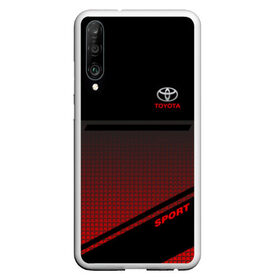 Чехол для Honor P30 с принтом TOYOTA SPORT в Белгороде, Силикон | Область печати: задняя сторона чехла, без боковых панелей | auto | toyota | авто | автомобиль | автомобильные | бренд | марка | машины | тойота