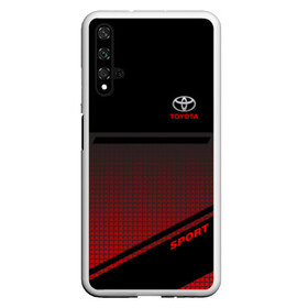 Чехол для Honor 20 с принтом TOYOTA SPORT в Белгороде, Силикон | Область печати: задняя сторона чехла, без боковых панелей | auto | toyota | авто | автомобиль | автомобильные | бренд | марка | машины | тойота