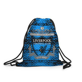Рюкзак-мешок 3D с принтом Liverpool sport uniform в Белгороде, 100% полиэстер | плотность ткани — 200 г/м2, размер — 35 х 45 см; лямки — толстые шнурки, застежка на шнуровке, без карманов и подкладки | football | soccer | ливерпуль
