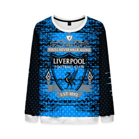 Мужской свитшот 3D с принтом Liverpool sport uniform в Белгороде, 100% полиэстер с мягким внутренним слоем | круглый вырез горловины, мягкая резинка на манжетах и поясе, свободная посадка по фигуре | football | soccer | ливерпуль