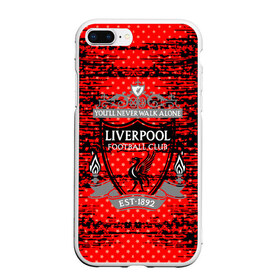 Чехол для iPhone 7Plus/8 Plus матовый с принтом Liverpool sport uniform в Белгороде, Силикон | Область печати: задняя сторона чехла, без боковых панелей | football | soccer | ливерпуль