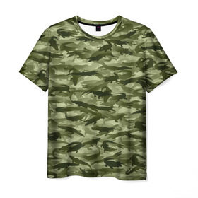 Мужская футболка 3D с принтом Камуфляж с крокодилами в Белгороде, 100% полиэфир | прямой крой, круглый вырез горловины, длина до линии бедер | Тематика изображения на принте: аллигатор | африка | болото | животные | кайман | крокодил | милитари | паттерн | проесмыкающиеся | хаки | хищники