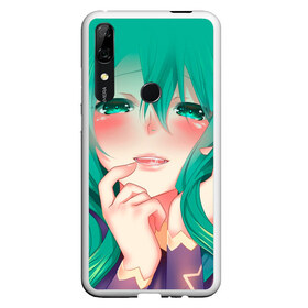 Чехол для Honor P Smart Z с принтом Miku Ahegao в Белгороде, Силикон | Область печати: задняя сторона чехла, без боковых панелей | вокалоид | зеленоволосая девушка | мику ахегао | хатсуне мику