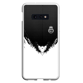 Чехол для Samsung S10E с принтом Real Madrid black 2018 в Белгороде, Силикон | Область печати: задняя сторона чехла, без боковых панелей | Тематика изображения на принте: football | soccer | реал мадрид