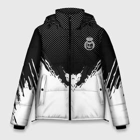 Мужская зимняя куртка 3D с принтом Real Madrid black 2018 в Белгороде, верх — 100% полиэстер; подкладка — 100% полиэстер; утеплитель — 100% полиэстер | длина ниже бедра, свободный силуэт Оверсайз. Есть воротник-стойка, отстегивающийся капюшон и ветрозащитная планка. 

Боковые карманы с листочкой на кнопках и внутренний карман на молнии. | football | soccer | реал мадрид