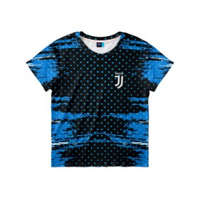 Детская футболка 3D с принтом Juventus abstract collection в Белгороде, 100% гипоаллергенный полиэфир | прямой крой, круглый вырез горловины, длина до линии бедер, чуть спущенное плечо, ткань немного тянется | football | soccer | ювентус
