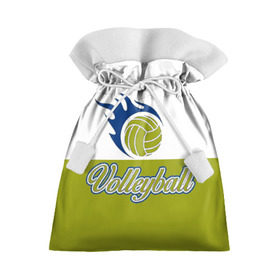 Подарочный 3D мешок с принтом Волейбол в Белгороде, 100% полиэстер | Размер: 29*39 см | Тематика изображения на принте: 