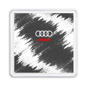 Магнит 55*55 с принтом Audi в Белгороде, Пластик | Размер: 65*65 мм; Размер печати: 55*55 мм | audi | auto | car | race | авто | ауди | гонки | краска | краски | марка | машина