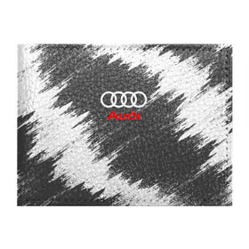 Обложка для студенческого билета с принтом Audi в Белгороде, натуральная кожа | Размер: 11*8 см; Печать на всей внешней стороне | audi | auto | car | race | авто | ауди | гонки | краска | краски | марка | машина