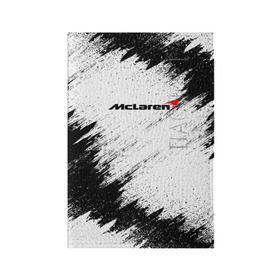 Обложка для паспорта матовая кожа с принтом McLaren в Белгороде, натуральная матовая кожа | размер 19,3 х 13,7 см; прозрачные пластиковые крепления | auto | car | mclaren | race | авто | гонки | краска | краски | макларен | марка | машина