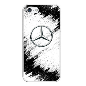 Чехол для iPhone 5/5S матовый с принтом Mercedes в Белгороде, Силикон | Область печати: задняя сторона чехла, без боковых панелей | mercedes | мерседес