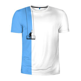 Мужская футболка 3D спортивная с принтом Маляр в Белгороде, 100% полиэстер с улучшенными характеристиками | приталенный силуэт, круглая горловина, широкие плечи, сужается к линии бедра | Тематика изображения на принте: маляр