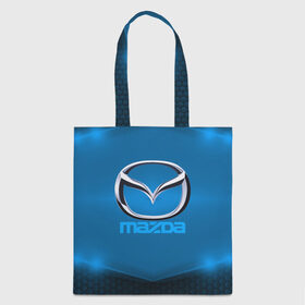 Сумка 3D повседневная с принтом Mazda SPORT в Белгороде, 100% полиэстер | Плотность: 200 г/м2; Размер: 34×35 см; Высота лямок: 30 см | 