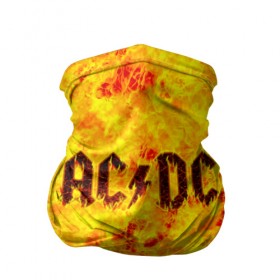 Бандана-труба 3D с принтом AC/DC Hell-Fire в Белгороде, 100% полиэстер, ткань с особыми свойствами — Activecool | плотность 150‒180 г/м2; хорошо тянется, но сохраняет форму | ac dc | acdc | fire | hard rock | rock | асдс | рок | эй си ди си