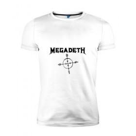 Мужская футболка премиум с принтом Megadeth в Белгороде, 92% хлопок, 8% лайкра | приталенный силуэт, круглый вырез ворота, длина до линии бедра, короткий рукав | megadet | megadeth | группа | дирк вербурен | дэвид эллефсон | дэйв мастейн | кико лоурейро | мегадет | мегадетх | метал | рок | трэш | трэшметал | тяжелый | хард | хардрок | хеви | хевиметал