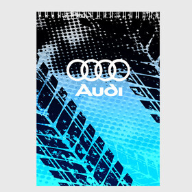 Скетчбук с принтом Audi sport auto motors в Белгороде, 100% бумага
 | 48 листов, плотность листов — 100 г/м2, плотность картонной обложки — 250 г/м2. Листы скреплены сверху удобной пружинной спиралью | audi | auto | automobile | car | carbon | machine | motor | motor car | sport car | автомашина | ауди | бренд | легковой автомобиль | марка | спортивный автомобиль | тачка