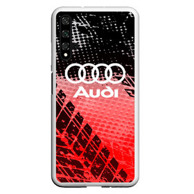 Чехол для Honor 20 с принтом Audi sport auto motors в Белгороде, Силикон | Область печати: задняя сторона чехла, без боковых панелей | Тематика изображения на принте: audi | auto | automobile | car | carbon | machine | motor | motor car | sport car | автомашина | ауди | бренд | легковой автомобиль | марка | спортивный автомобиль | тачка