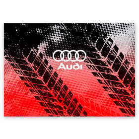 Поздравительная открытка с принтом Audi sport auto motors в Белгороде, 100% бумага | плотность бумаги 280 г/м2, матовая, на обратной стороне линовка и место для марки
 | Тематика изображения на принте: audi | auto | automobile | car | carbon | machine | motor | motor car | sport car | автомашина | ауди | бренд | легковой автомобиль | марка | спортивный автомобиль | тачка