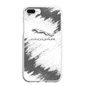 Чехол для iPhone 7Plus/8 Plus матовый с принтом JAGUAR в Белгороде, Силикон | Область печати: задняя сторона чехла, без боковых панелей | Тематика изображения на принте: auto | car | jaguar | race | авто | гонки | краска | краски | марка | машина | ягуар