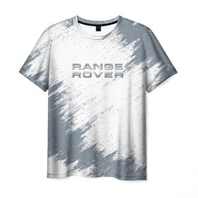 Мужская футболка 3D с принтом RANGE ROVER в Белгороде, 100% полиэфир | прямой крой, круглый вырез горловины, длина до линии бедер | auto | car | race | range | rover | авто | гонки | краска | краски | марка | машина | рендж | ровер