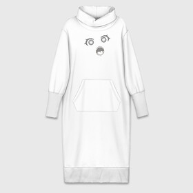 Платье удлиненное хлопок с принтом Ahegao Eyes в Белгороде,  |  | ahegao | anime | аниме | ахегао