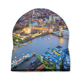 Шапка 3D с принтом Лондон в Белгороде, 100% полиэстер | универсальный размер, печать по всей поверхности изделия | england | london | англия | великобритания | город | европа | королевство | лондон | мегаполис | путешествие | столица | туризм